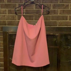 Pink pencil skirt